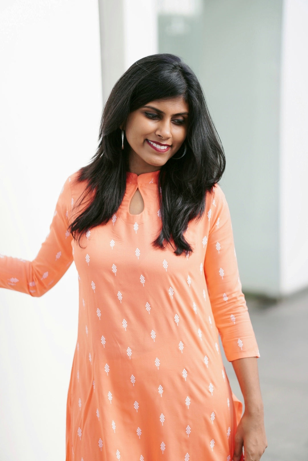 ILLUMINATED BLOOMS KURTI