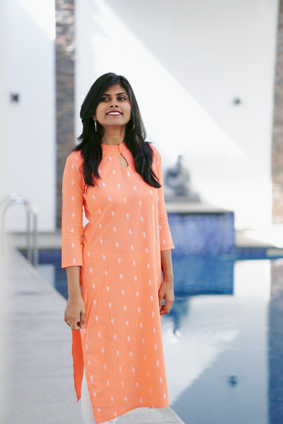 ILLUMINATED BLOOMS KURTI
